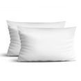 thumbnail image 4 of LingStar white 4-Pack 400 Thread Count 100% Cotton Zippered Pillow Covers 20"x26"x4, 4 of 7