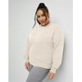 thumbnail image 4 of Hanes Originals Women's French Terry Sweatshirt (Plus Size) Natural 2X, 4 of 5