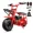 Red, variant on FRP 99cc 4-Stroke Gas Mini Bike with Front Cargo Racks, Pull Start Mini Dirt Bike for Ages 13+, Rear Disc Brake, Up to 28 MPH, 220 lb Capacity, Utility Hauler Style – Purple