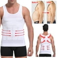 thumbnail image 4 of POP CLOSETS Men's Compression Tank Top Seamless Body Shaper Vest Shirt Shapewear Abs Abdomen Slimming Gymwear Undershirts, 4 of 7