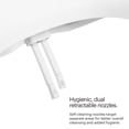thumbnail image 4 of Brondell Bidet Toilet Seat Non-Electric Ecoseat, Fits Elongated Toilets, White - Dual Nozzle System, Ambient Water Temperature - Easy Installation, Elongated Size, 4 of 10