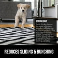 thumbnail image 3 of SHILIU-GORILLA GRIP Extra Strong Rug Pad Gripper, 2.5x13 FT Runner, Grips Keep Area Rugs in Place, Thick, Slip and Skid Resistant Pads for Hard Floors, Under Carpet Cushion, Hardwood Floor Protection, 3 of 4