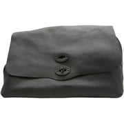 Zanellato Women's Postina Medium Leather Shoulder Bag Tote - Black