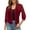 Red, variant on Dpytoraw Women Puff Sleeve Bolero Open Front Summer Cropped Sheer Jackets Cardigan