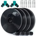 thumbnail image 1 of Manguera de rociador Apgooface Flat Soaker de 30 m con grapas, paquete de 4, 1 of 8