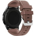 thumbnail image 2 of PINHEN Compatible with Samsung Galaxy Watch 46mm Bands/Gear S3 Frontier Classic Watch Band, 22mm Soft Silicone Band Replacement Wrist Straps for Galaxy Watch 3 Bands 45mm, Coffee, 2 of 9