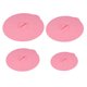 thumbnail image 1 of Tapa de sellado de cubierta fresca de silicona de grado alimenticio Universal, herramienta de cocina para uso doméstico (rosa roja), 4 Uds., 1 of 8