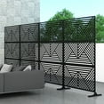 thumbnail image 3 of MAYEERTY 72" x 47" Outdoor Privacy Screen, Metal Decorative Screen, 3 of 6