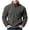 Dark Gray, variant on qafoshin Men's Fleece Half Zip Pullover Sweatshirts Fall Winter Casual Long Sleeve Solid Color Warm Tops
