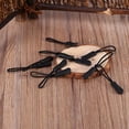 thumbnail image 2 of 10x Zipper Pulls Slider Cord Rope Puller Ends Lock Zip Clip Buckle For Bag EDC Black, 2 of 3