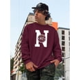 thumbnail image 2 of New York Rubber Seal Stamp Sweatshirt Men -Image by Shutterstock, Male x-Large, 2 of 4