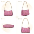 thumbnail image 7 of FORMRS Womens Shoulder Bag with Chain Strap Clutch Purse Cute Tote Handbag, Pink Doughnuts, 7 of 7