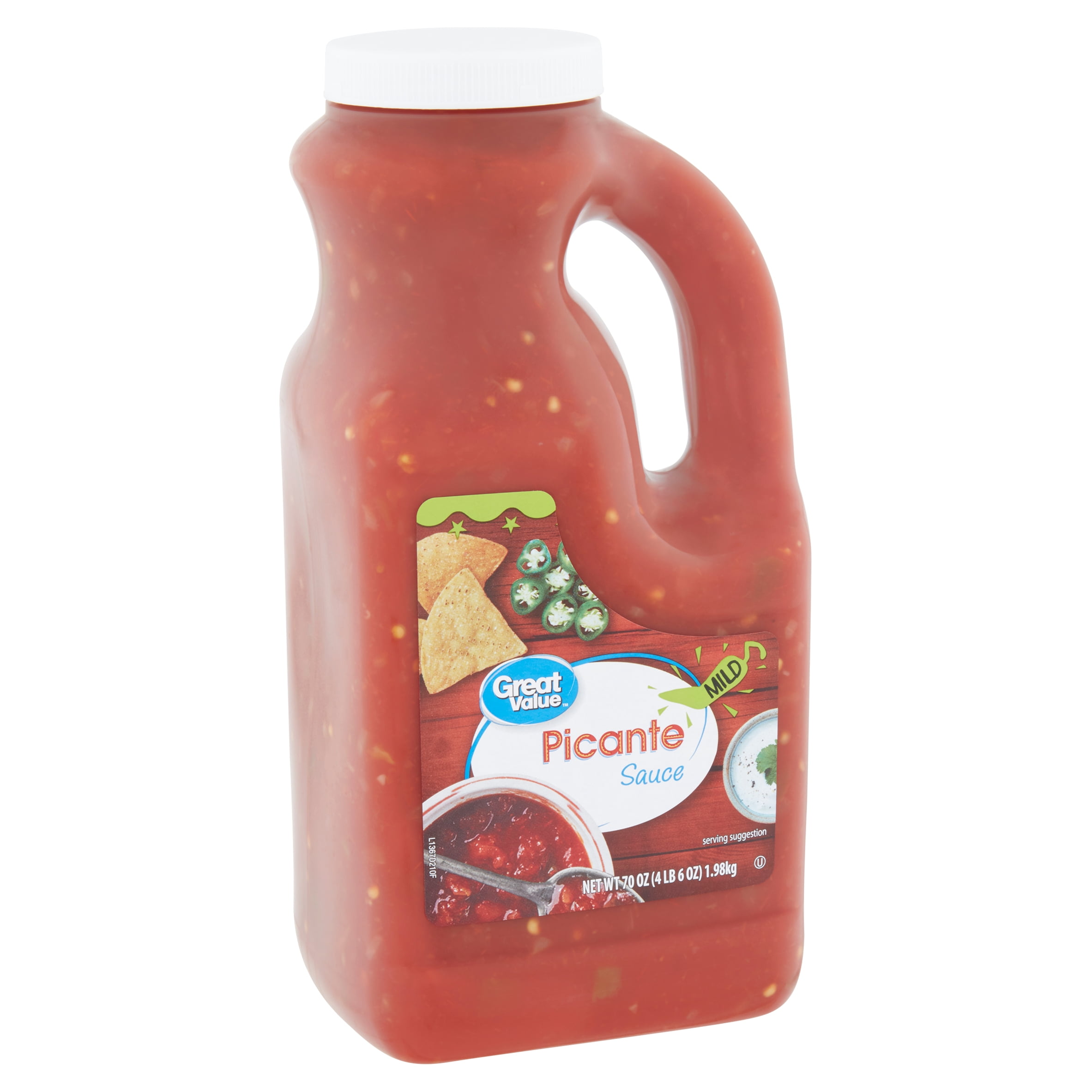 Great Value Picante Sauce, Mild, 70 oz - Walmart.com - Walmart.com