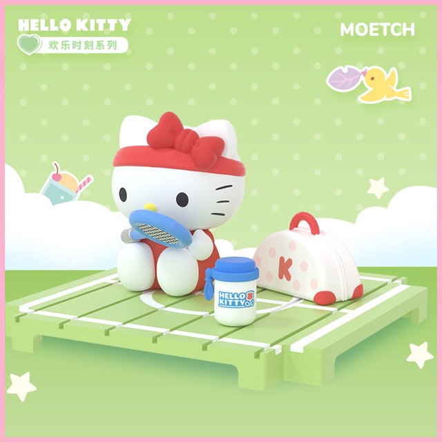 Hello Kitty Happy Time Mini Box Series, Sanurgente Original Mystery Box, Kt Cat Figure, Surprise Blind Box, GérCollection Regalos Jugueteszhangyuxiang