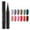 #02, variant on Dengmore 3-in-1 Nail Gel Pen Set with Six High Pigment Colors All in One Base Color and Top Coat Formula Quick Drying for Travel and Home Manicure 5ml x 12