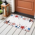 thumbnail image 6 of Rectangle Rug 2x3ft Area Rug, USA Flag Red Blue Star Area Rugs for Living Room Bedroom, American Independence Day Theme Floor Mat Non-Slip Non-Shedding Carpet Indoor Accent Rugs, 6 of 9