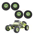 thumbnail image 3 of Pneus de voiture RC 1/12, pièces de rechange pour Wltoys 12428 12423 (pneu gauche/droit, 4 pièces), 3 of 4