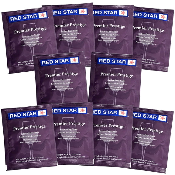 Red Star Premier Prestige Wine Yeast 5g (10 PACK)