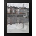 thumbnail image 2 of Parker, Jennifer Paxton 12x14 Black Modern Framed Museum Art Print Titled - Fishing Village II, 2 of 5