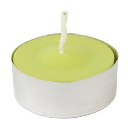 Zest Candle CTC-001 Lime Green Citronella Tealight Candles -100pcs-Box