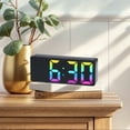 thumbnail image 2 of Unique Bargains 2 Pcs Alarm Clock Big Numbers Display Temperature Black, 2 of 6