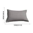 thumbnail image 4 of Viflosae Pillowcases Pillow Cover Solid Color Bed Sheet Person Bed Sheet Washed Quilt Sheet Softest Pillow Cases for Good Sleep, 4 of 7
