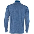 thumbnail image 2 of Holloway Sportswear 4XL Electrify 1/2 Zip Pullover Royal Heather/Royal 222542, 2 of 4