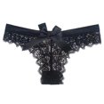 thumbnail image 6 of Womens Panties - Women's Seductive Lace Thong, Panties for Women,Color: Black Size: 3XL, 6 of 6