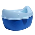 thumbnail image 3 of Orinal de entrenamiento para bebés perfecl asiento de inodoro portátil azul, 3 of 8