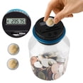 thumbnail image 1 of Digital Money Box, Money Saving Pot Harder To Break Digital Money Jar, LCD Display For Adults Kids All People Gift, 1 of 8