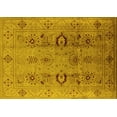thumbnail image 1 of Ahgly Company Indoor Rectangle Oriental Yellow Industrial Area Rugs, 2' x 4', 1 of 4
