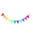 thumbnail image 6 of LOVENJOY 2 Assembled Rainbow Banners Felt Bunting Multicolor for Colorful Birthday Party Decorations, 6 of 10