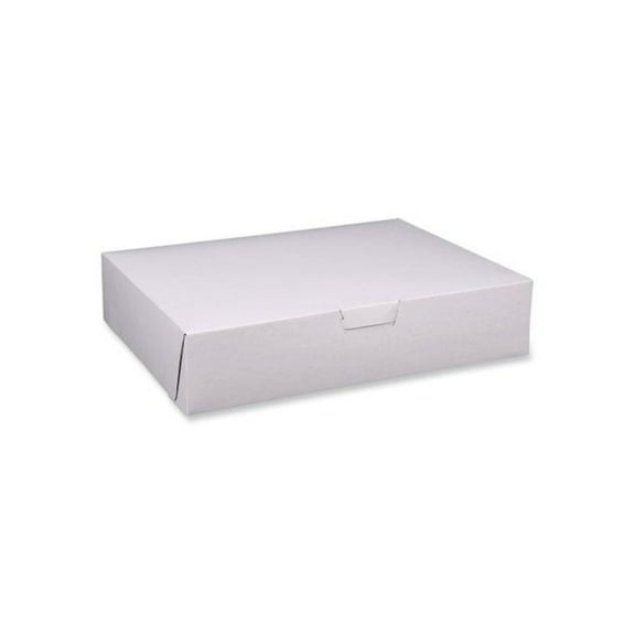 Southern Champion Tray SCT Bakery Boxes Standard 19 x 14 x 4 White Paper 50/Carton 1929
