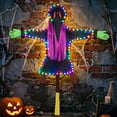 thumbnail image 2 of Halloween Decorations Outdoor Crashing Witch 44 Inch Flying Crashed Witches Hanging into Tree Halloween Decor for Yard Garden Porch Patio, 2 of 8