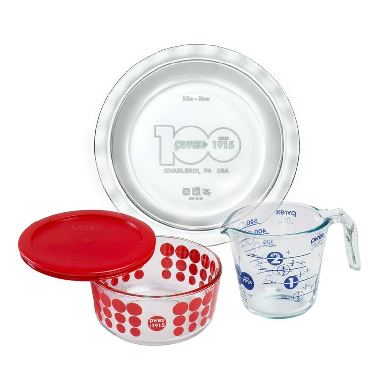 Pyrex 2 Cup 100 Year Anniversary Measuring Cup, Blue