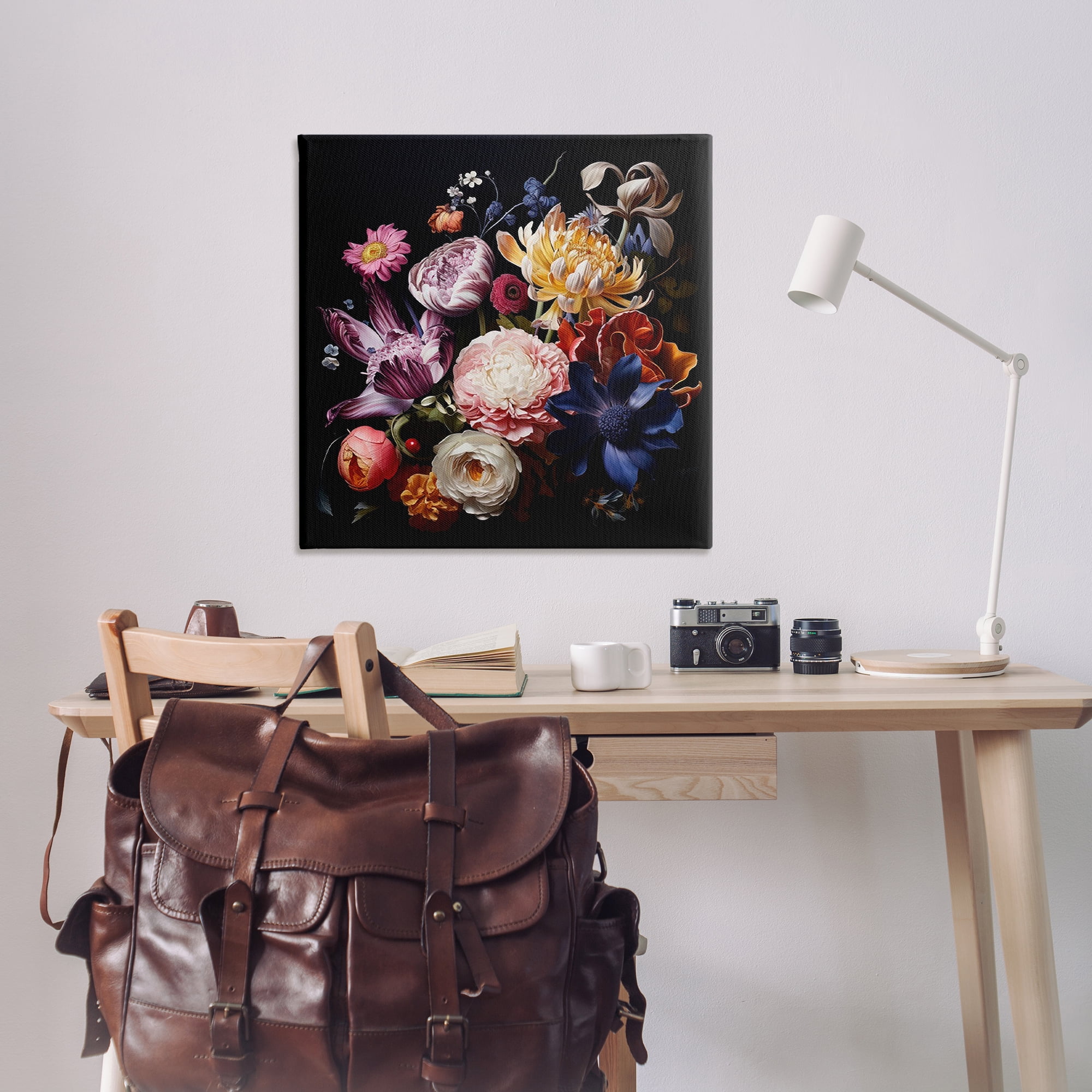 Stupell Industries Vintage Botanical Life Plants & Flowers Painting Wrapped Canvas Art Print Wall Art, 36 x 36