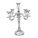 thumbnail image 4 of Candelabro de 5 brazos para mesa de comedor, adornos para banquetes, 36,5 cm de alto Plata, 4 of 7