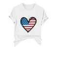 thumbnail image 4 of VerPetridure American Flag Shirt for Women 4th of July Tee Shirt USA Stars Stripes T-Shirt Patriotic Summer Tunic Tops, 4 of 4