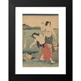 thumbnail image 2 of Utagawa Kunisada (Toyokuni III) 11x14 Black Modern Framed Museum Art Print Titled - The Salt Women (19th Century), 2 of 5