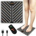 thumbnail image 1 of maskred Masseur de Pieds Rechargeable avec Télécommande 6 Modes15 Niveaux Réglables Intensité Tapis de Massage Acupression, 1 of 6