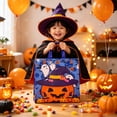 thumbnail image 4 of Clearance Under $0.39Halloween Goodie Bags, Reusable Non-Woven Treat Totes with Handles for Kids, Spooky Themed Party Favor Bags for Trick-or-Treat and Candy Collection, 4 of 4