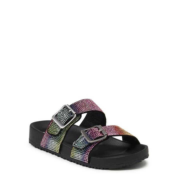 Madden NYC Girls Fashion Footbed Sandals, Sizes 12-6 - Walmart.com