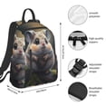 thumbnail image 3 of Naloa Cute Fat Ball Branch Print Lightweight DayBackpack Suitable for school, work, shopping, travel, etc., 3 of 5