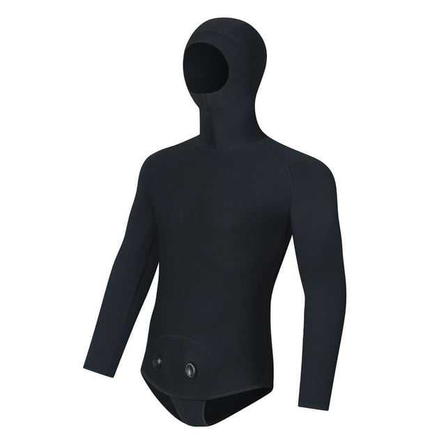 Top de traje de neopreno con capucha para hombre Zulema 3 mm para deportes acuáticos
