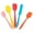 Multicolor, variant on Kiplyki 5 Piece Silicone Spatula Set Kitchen Silicone Spatula Utensil Set
