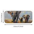 thumbnail image 5 of Shangniulu Outdoor Entry Mat, Elephants On The Grassland Printed Welcome Mat, Suitable for Laundry Room, Bathroom, Living Room, Garage, Office, Front Desk 19.68*47.24 in, 5 of 6