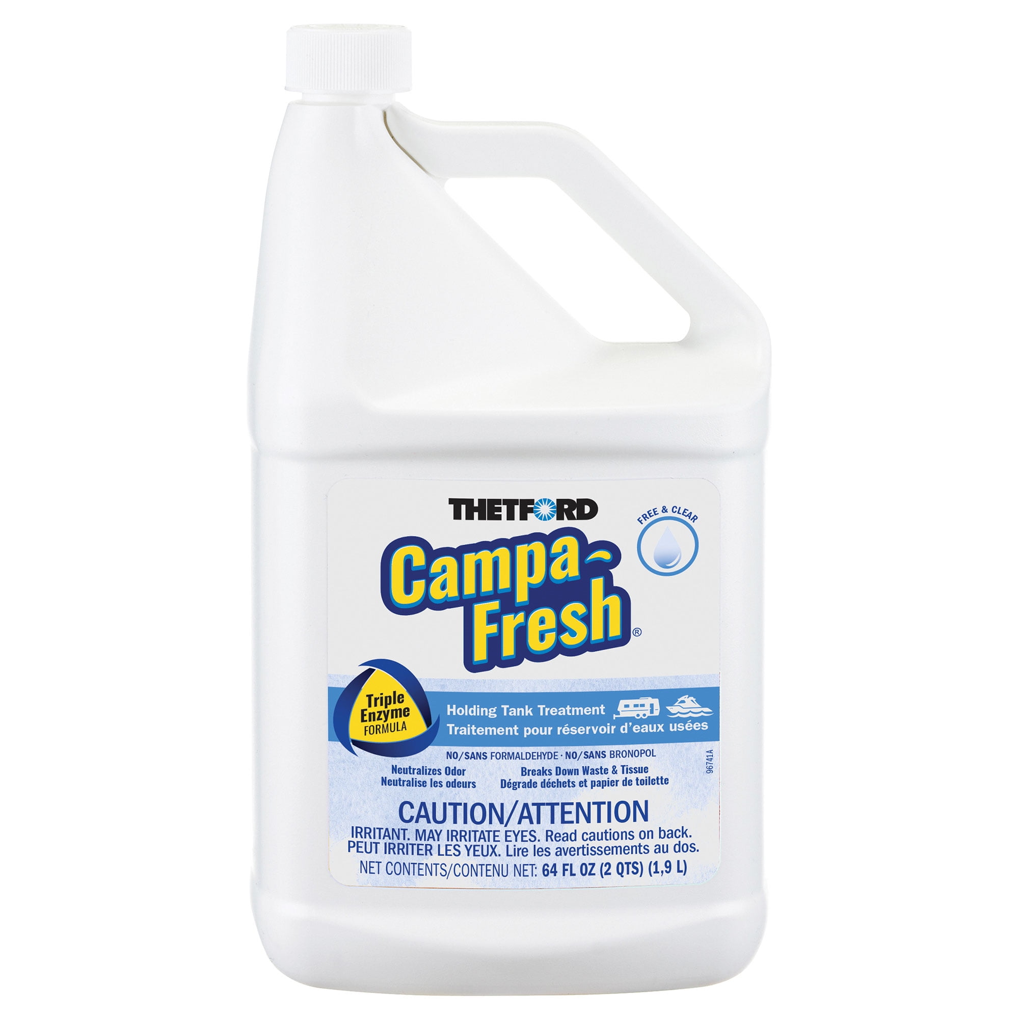 (2 pack) Thetford Campa-Fresh® Free and Clear 64 oz Liquid Holding Tank Treatment