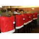 thumbnail image 2 of fundas traseras para silla con forma de sombrero de Papá Noel y mantel de Navidad. Afortunado Sencillez, 2 of 2
