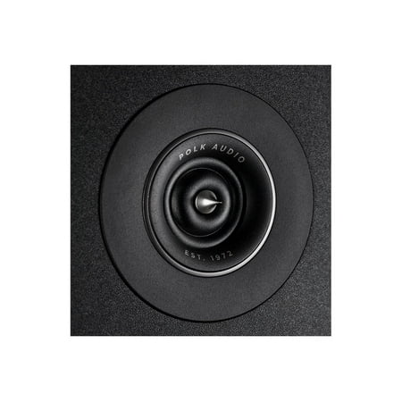 Polk Audio - Polk Reserve Series R300 Compact Center Channel Speaker, New 1" Pinnacle Ring Tweeter & Dual 5.25" Turbine Cone Woofers - Black