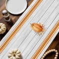 thumbnail image 2 of Orange Pumpkin Table Runner, Autumn Thanksgiving Kitchen Dining Table Decoration for Home Party Decor 13x70 Inches, 2 of 9